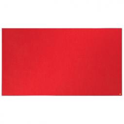 Nobo Impression Pro Widescreen Felt Notice Board 1550x870mm Red