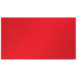 Nobo Impression Pro Widescreen Felt Notice Board 1880x1060mm Red