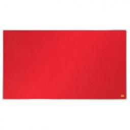 Nobo Impression Pro Widescreen Felt Notice Board 710x400mm Red