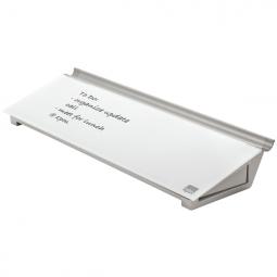 Nobo Glass Dry Wipe Notepad with Draw White Desktop Whiteboard