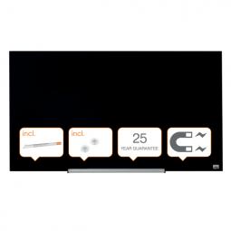 Nobo Impression Pro Glass Magnetic Whiteboard 1000x560mm Black