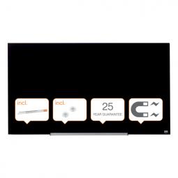 Nobo Impression Pro Glass Magnetic Whiteboard 1260x710mm Black