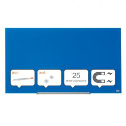 Nobo Impression Pro Glass Magnetic Whiteboard 1000x560mm Blue