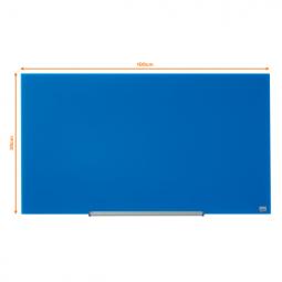 Nobo Impression Pro Glass Magnetic Whiteboard 1000x560mm Blue