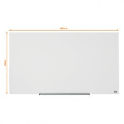 Nobo Impression Pro Glass Magnetic Whiteboard 1000x560mm Brilliant White