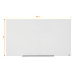 Nobo Impression Pro Glass Magnetic Whiteboard 1260x710mm Brilliant White