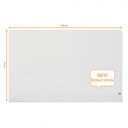 Nobo Impression Pro Glass Magnetic Whiteboard 1260x710mm Brilliant White