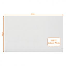 Nobo Impression Pro Glass Magnetic Whiteboard 1900x1000mm Brilliant White