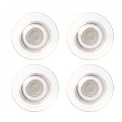 Nobo Glass Whiteboard Magnets Pack of 4