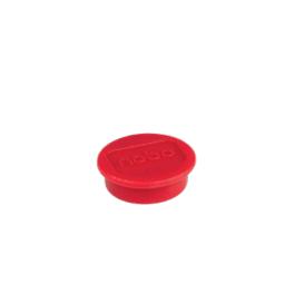 Nobo Magnetic Whiteboard Magnets 13mm Coloured Magnets Red Pack of 10