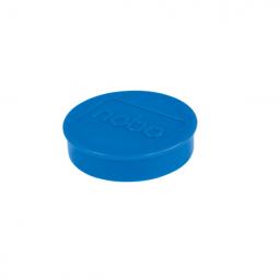 Nobo Magnetic Whiteboard Magnets 38mm Coloured Magnets Blue Pack of 10