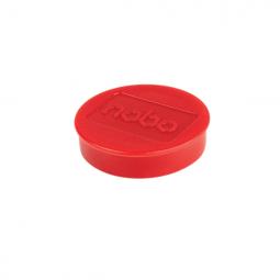 Nobo Magnetic Whiteboard Magnets 38mm Coloured Magnets Red Pack of 10