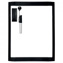 Nobo Mini Magnetic Whiteboard with Coloured Frame 216x280mm Assorted Pack of 6