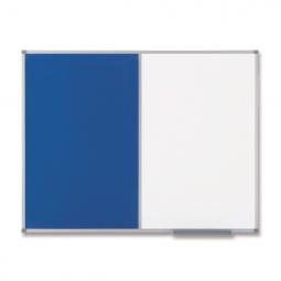 Nobo Magnetic Combi Notice Board Blue 900x600mm