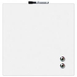 Nobo Mini Magnetic Whiteboard Coloured Tile 360mmx360mm White