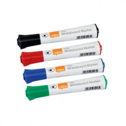 Nobo Glide Whiteboard Pens Bullet Tip Pack of 10 Assorted