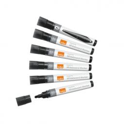 Nobo Liquid Ink Whiteboard Pens Bullet Tip Pack of 10 Black