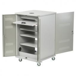 Nobo Multimedia Cabinet Silver/Grey Code