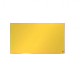 Nobo Impression Pro Widescreen Felt Notice Board 710x400mm Yellow