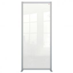 Nobo Premium Plus Room Divider Screen Clear Acrylic 800x1800mm