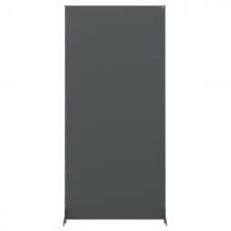 Nobo Impression Pro Room Divider Screen Free Standing Felt 800x1800mm Grey