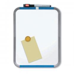 Nobo Mini Magnetic Whiteboard Slim Frame 360x280mm White