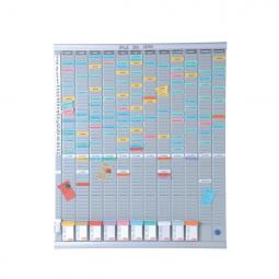 Nobo T-Card Planning Kit-Annual Planner 13 columns 54 slots