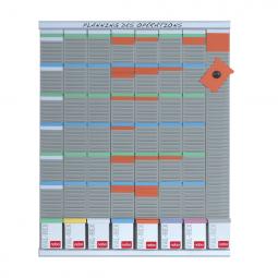 Nobo T-Card Weekly Planning Kit 8 panels 54 slots