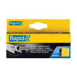 Rapid No. 13 Finewire staple Stainless steel 6 mm