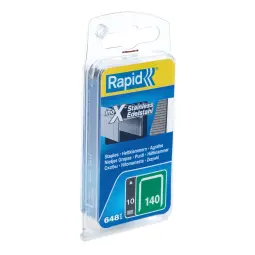 Rapid No. 140 Flatwire staple Stainless steel 10 mm