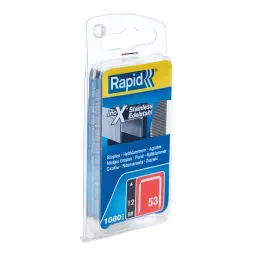 Rapid No. 53 Finewire staple Stainless steel 12 mm