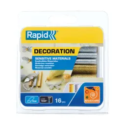 Rapid Oval Glue Sticks for Sensitive materials, Glitter Coloured