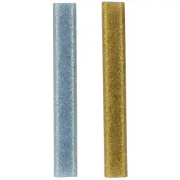 Rapid Oval Glue Sticks for Sensitive materials, Glitter Coloured