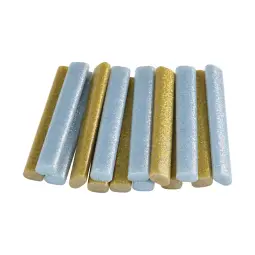 Rapid Oval Glue Sticks for Sensitive materials, Glitter Coloured
