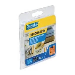 Rapid Oval Glue Sticks for Sensitive materials, Glitter Coloured