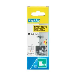 Rapid Rivet nuts M3