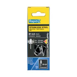 Rapid Stainless steel rivet Ø4.8 x 25 mm