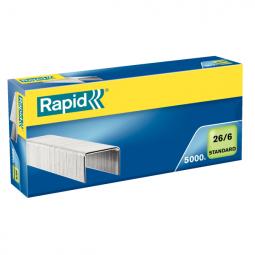 Rapid Standard Staples 26/6 Pack of 5000 X 10 Packs