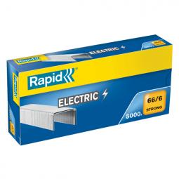 Rapid Strong Staples 66/6 Electric Pack of 5000 X 5 Packs