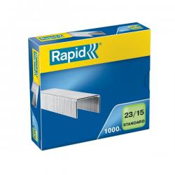 Rapid Standard Staples 23/15 Pack of 1000 X 10 Packs