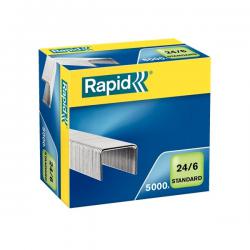 Rapid Standard Staples 24/6 Pack of 5000 X 10 Packs