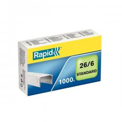 Rapid Standard Staples 26/6 Pack of 1000