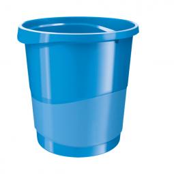 Rexel Choices Waste Bin Plastic 14 Litre Capacity Blue