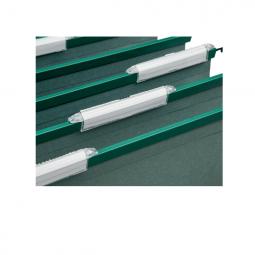 Rexel Foolscap Linked Suspension Files 15mm V-base Manilla Green Pack of 50