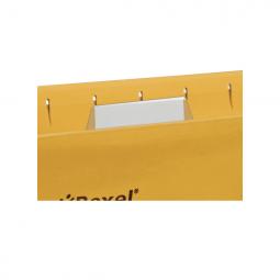 Rexel Foolscap Suspension Files 15mm V-base Manilla Yellow Pack of 50