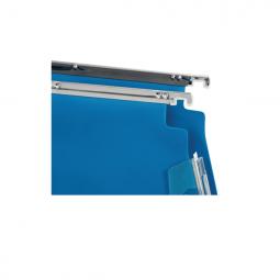 Rexel 275 Lateral Hanging Files 15mm V-base Polypropylene Blue Pack of 25