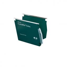 Rexel 275 Lateral Hanging Files 30mm base Polypropylene Green Pack of 25