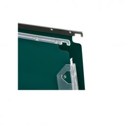 Rexel 330 Lateral Hanging Files 15mm V-base Polypropylene Green Pack of 25