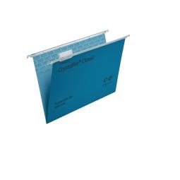 Rexel Foolscap Suspension Files 15mm V base Manilla Blue Pack of 50