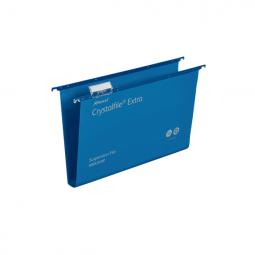 Rexel Foolscap Suspension Files 30mm base Polypropylene Blue Pack of 25